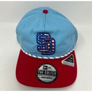 San Diego Padres New Era 4th of July MLB Blue Snapback The Golfer Hat